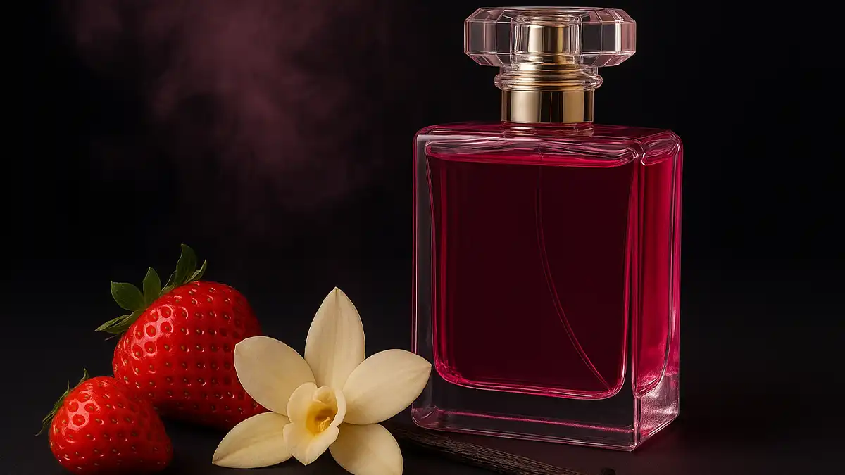 فصل مناسب استفاده از عطر زنانه با بوی توت فرنگی و وانیل